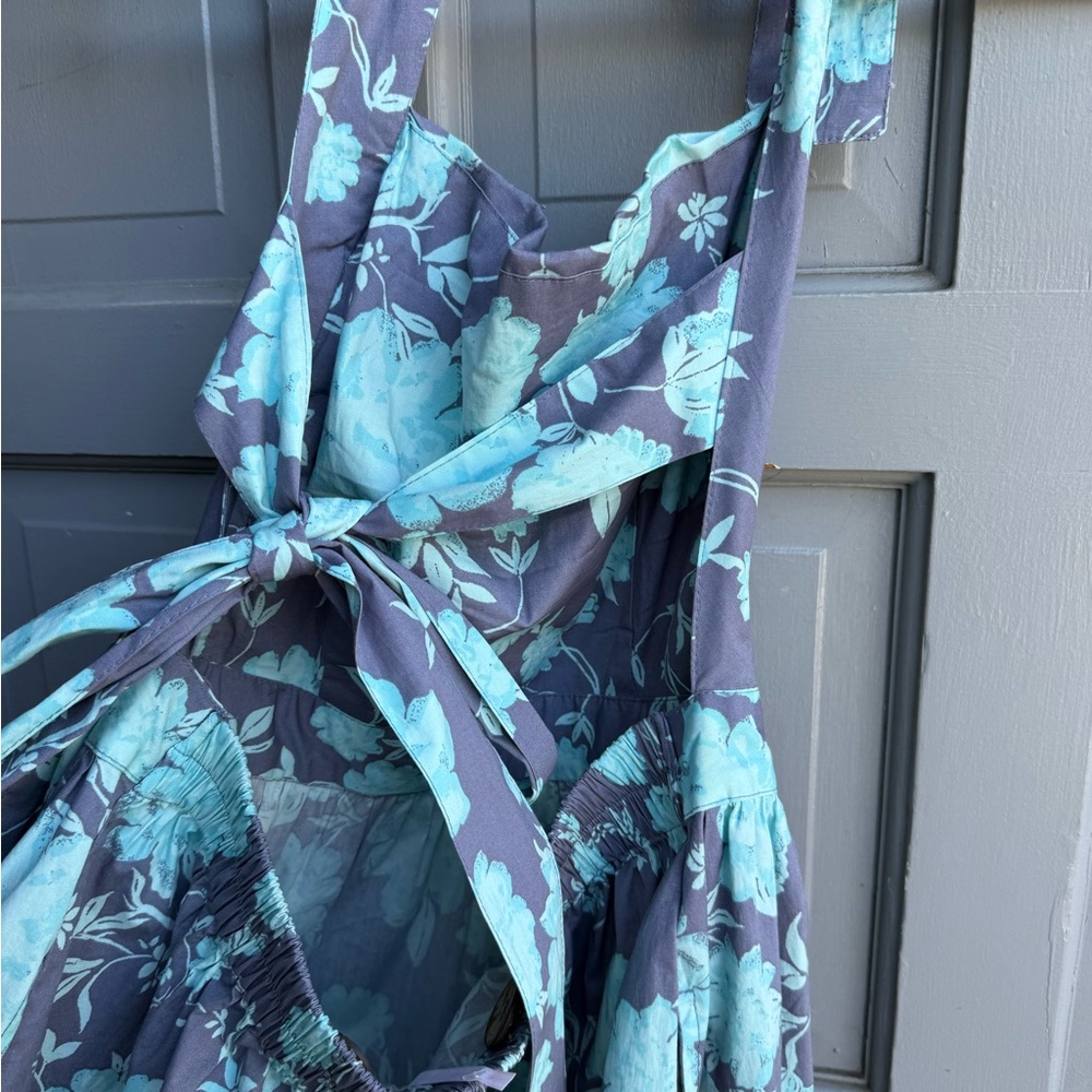 NWT Free People‎ Meet me in Maui floral printed ocean combo  mini dress size S - Picture 10 of 15